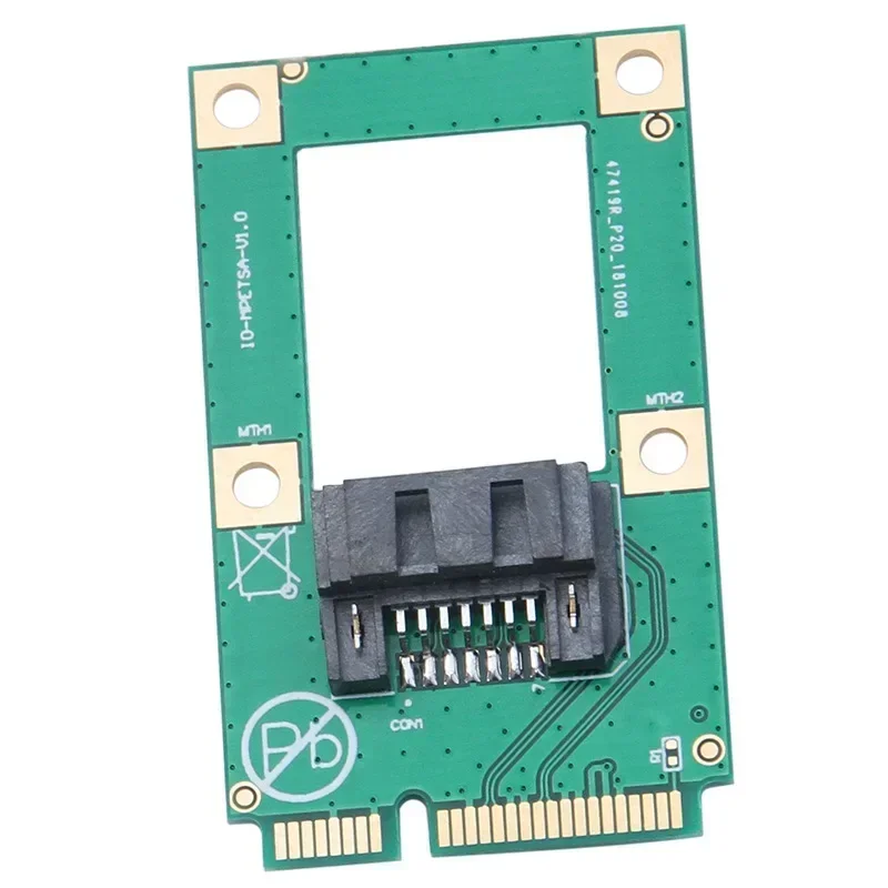 MSATA To SATA Converter Card Mini SATA To 7-Pin SATA Extension Adapter Full-high Half-size for 2.5