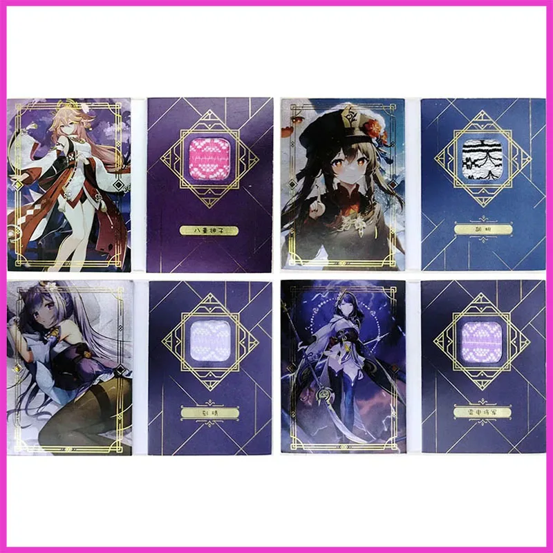 

Anime Goddess Story Rare WL Refractive Flash Cards Yae Miko Hu Tao Toys for boys Collectible Cards Christmas Birthday Gifts