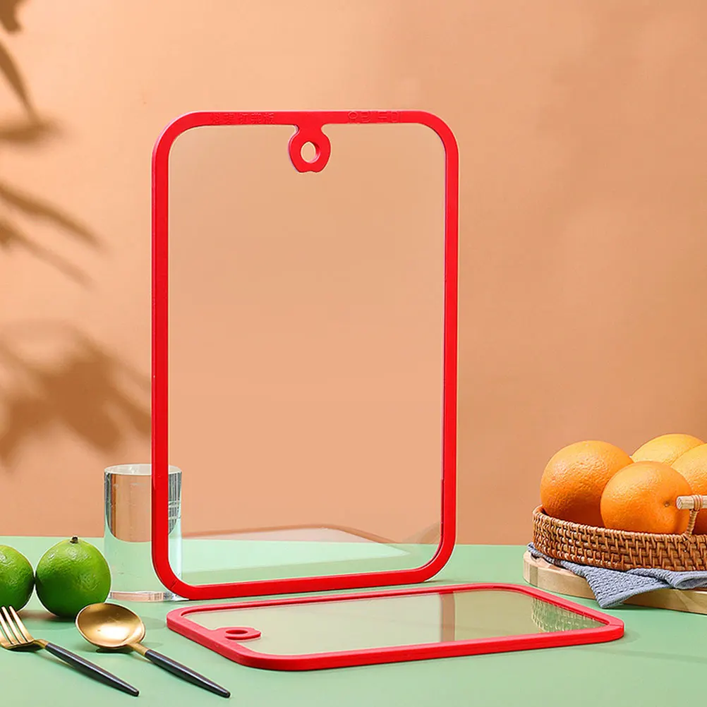 

1Pcs Anti-Bacterial Tempered Glass Cutting Board Kitchen Chopping Board For Meat Fruits Vegetables
