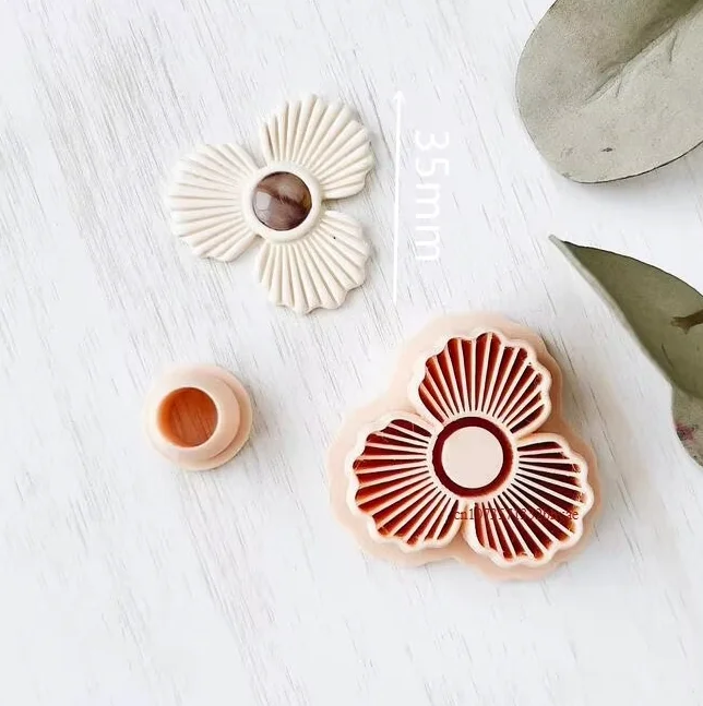 Abstract Symmetry Polymer Clay Cutters for Earrings