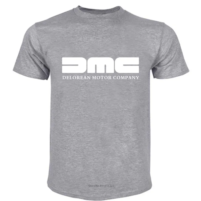 100% Cotton T Shirt Mens Short Sleeve DMC DeLorean - Mens T-Shirt Back To The Future Film Fashion Tee-shirt Male Summer Tops