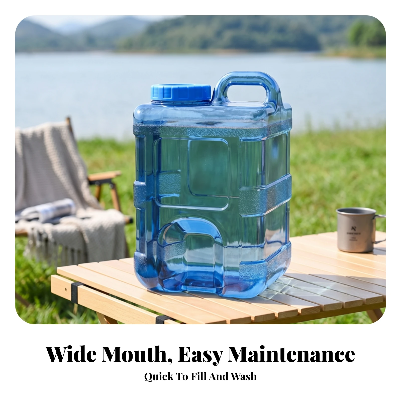 Water Hose Set Portable Water Dispenser Container Clear Translucent for Outdoor Use view 5