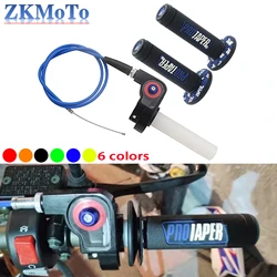 Motocykl 22mm szybkie obroty gazu osiadły uchwyty uchwyty 1.2m kabel przepustnicy dla Honda Yamaha Kawasaki Suzuki KTM ATV