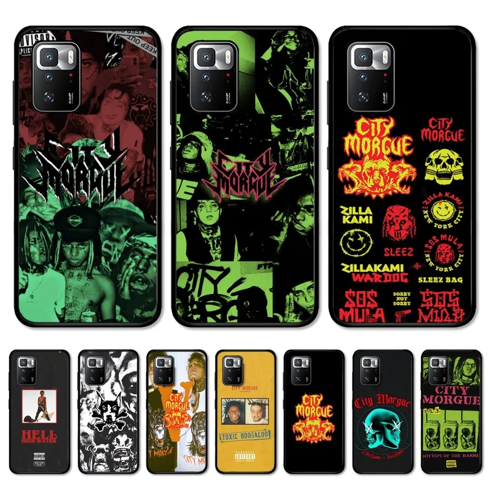 C-City M-Morgue Zillakami Phone Case For Redmi Note 4 X 5 A 6 7 8 T 9 9S 10 11 11S 11Epro Poco M3 pro