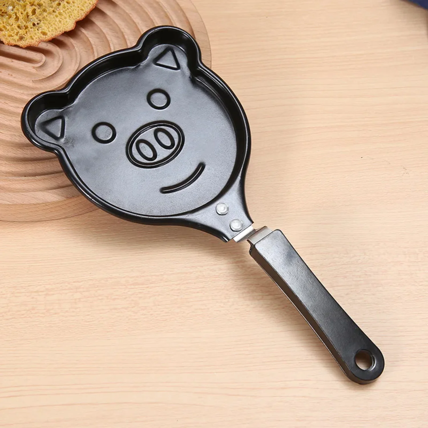 1pc Mini Cute Animal Pig Child Breakfast Egg Mold Pot Non-Stick Frying Pan Pancake Maker  Kitchen Tool Accessories Omelette