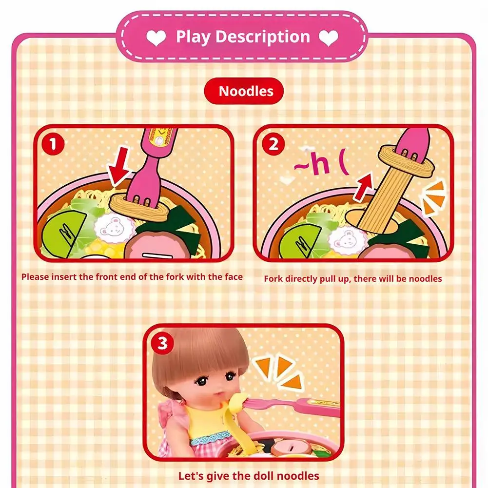 NEW Food Feeding Little Bear Bento Food Platter Lunch Box，Pudding Feeding Toy Pudding Set Ornaments Models For Kids Girls