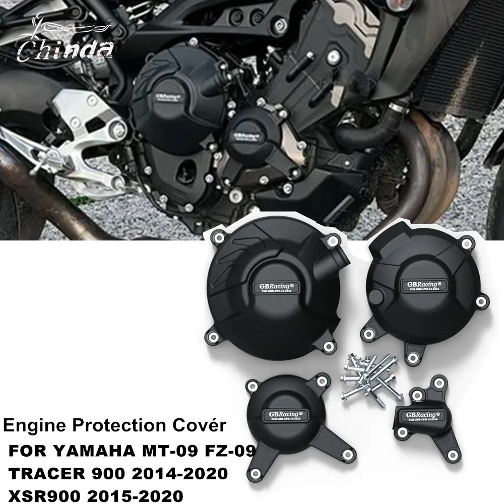 

FOR YAMAHA MT-09 MT09 FZ-09 900 TRACER 2014-2020 XSR900 2015-2020 Motorcycle Engine Cover Sets Bonnet Protector Engine Cover