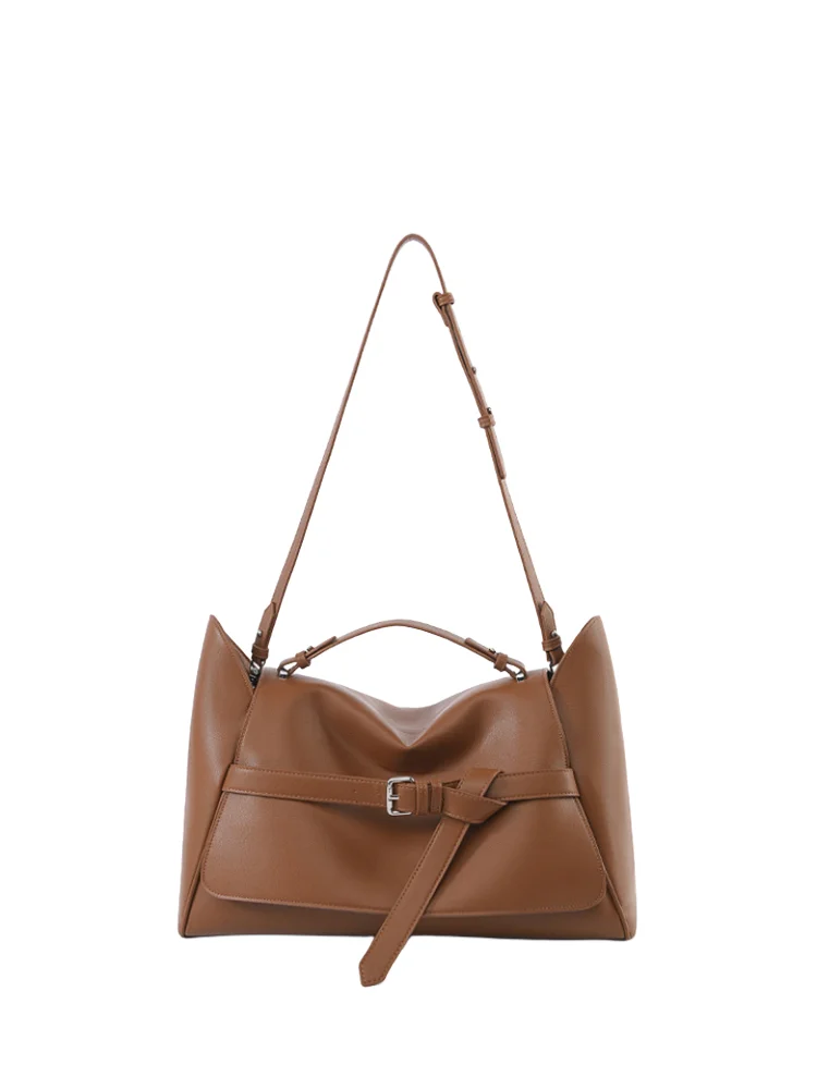 

Large Capacity Tote Bag For Women Luxury Designer Handbags High-end PU Leather Versatile Daily Work Underarm Commuter Bags