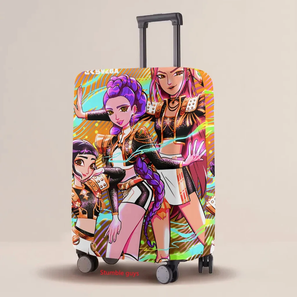 

Kpop Demon Hunters Cartoon Luggage Protective Cover Multi-Size Elastic Case Universal Suitcase Sizes​