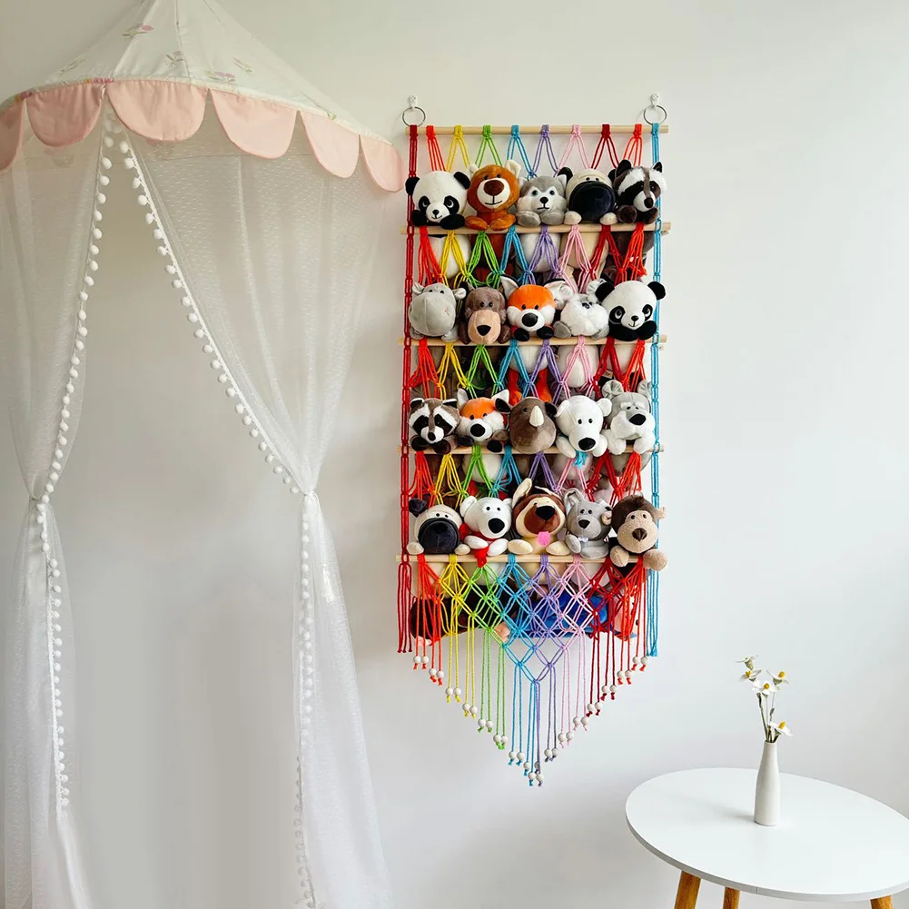 Stuffed Animal Net For Plushie Toys, Animal Storage, Corner Hanging Pet Storage For Organizing Your Teddy And Stuffy Collection