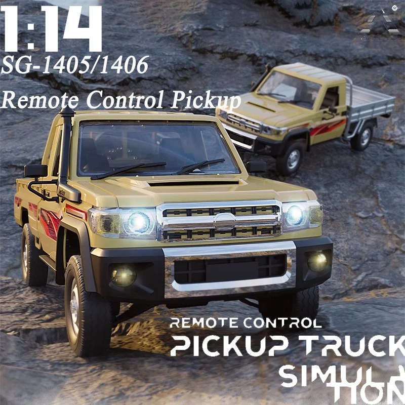 

New Rc Sg-1405/1406 Simulation 1:14 Remote Control Pickup 4x4 Lc79 Rtr 2.4g 4wd Children'S Toy Remote Control Model Car