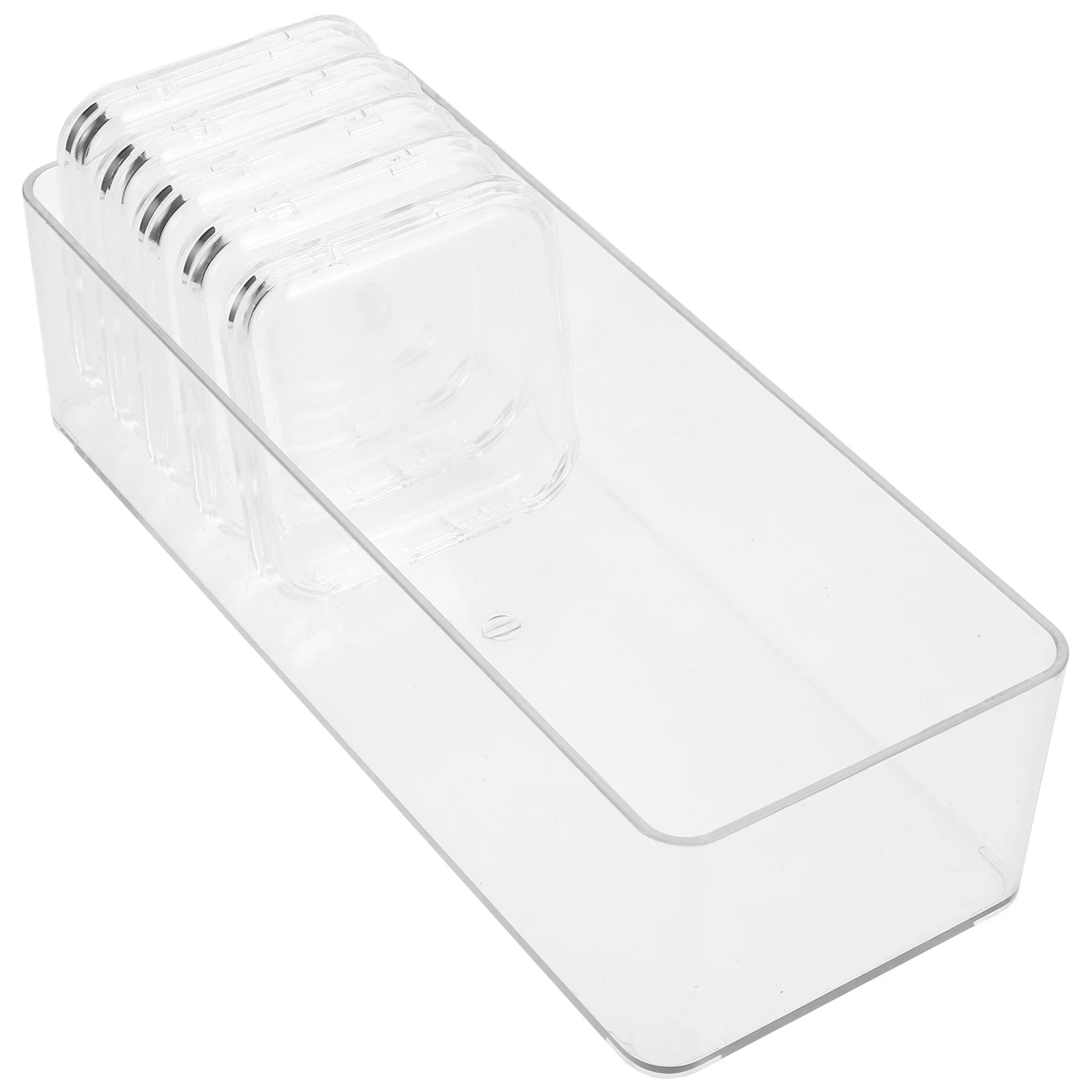 

1Set Large Acrylic Badge Button Case for Medals Brooch Pin Organizer Scratch Proof Display Box Home Office Supermarket Decor