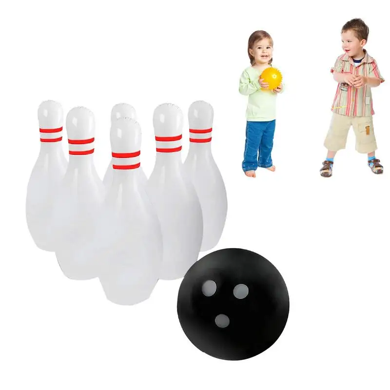 

Giant Inflatable Bowling Game Set Portable Giant Bowling Game Set For Kids Giant Outdoor Lawn Yard Game Ball For Indoor Or