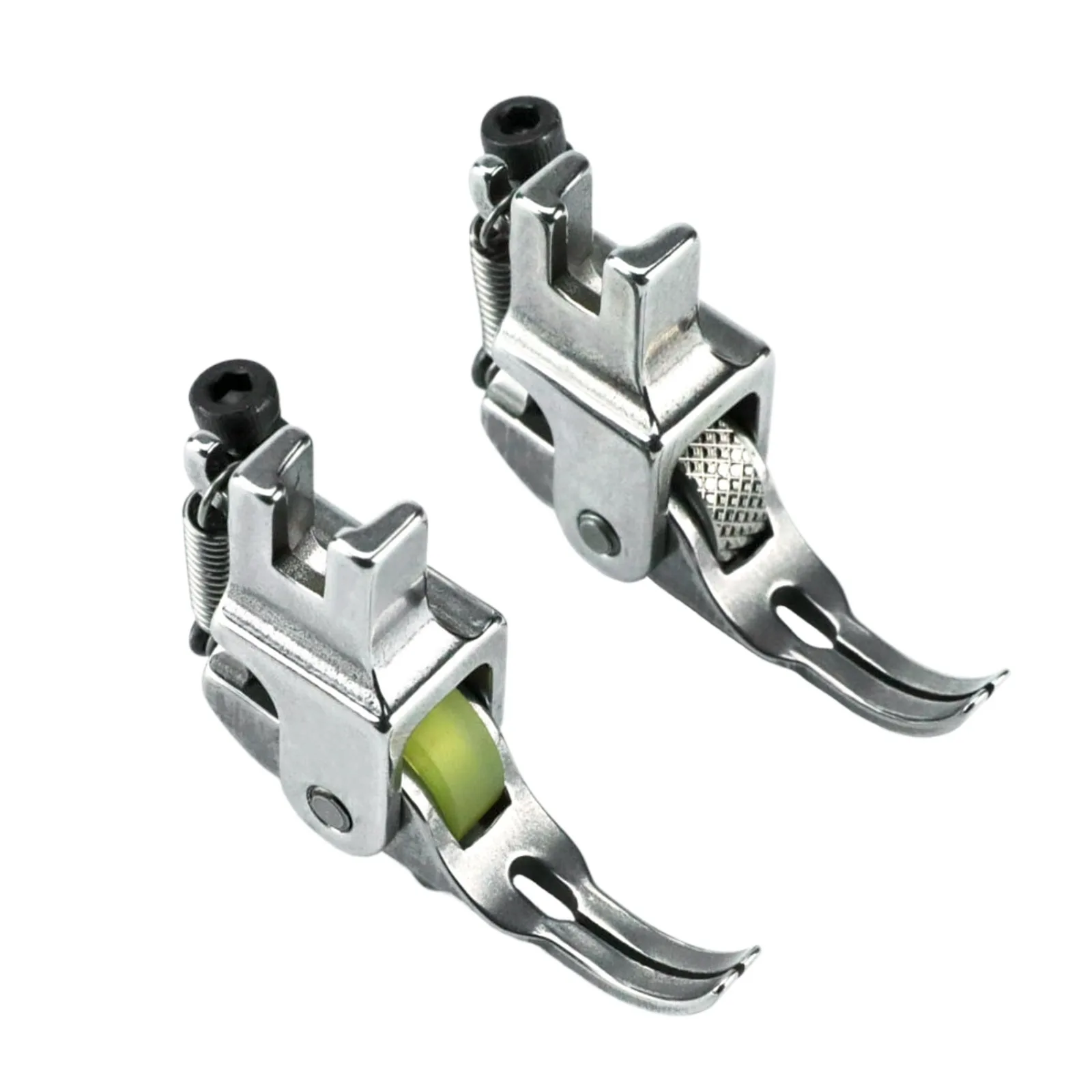 2 PCS/lot P363 0.3cm Roller Zipper Presser Foot Fits Single Needle Lockstitch Sewing Machine JUKI BROTHER JACK Feet With Wheel