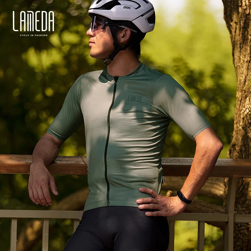 Lameda Cycling Sets Comfortable Men Cycling Shorts Jersey Breathable Short Sleeve Shorts Suit Cycling Clothing