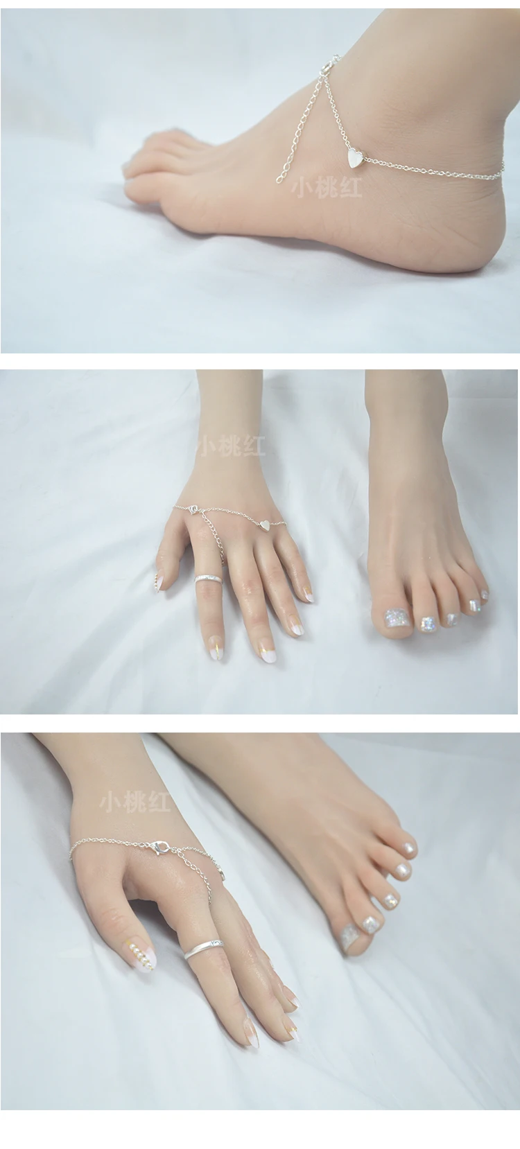 Simulation foot model platinum silicone foot model