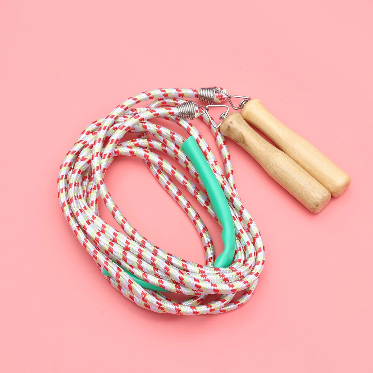 

Exercise Jump Ropes Durable Lightweight Portable Kids Adult Sports Toys Fitness Wooden Skipping om Color