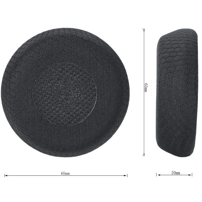 ZIZI pour Jabra Evolve 75 Series, coussinets d'oreille de remplacement en cuir protéiné, design éponge