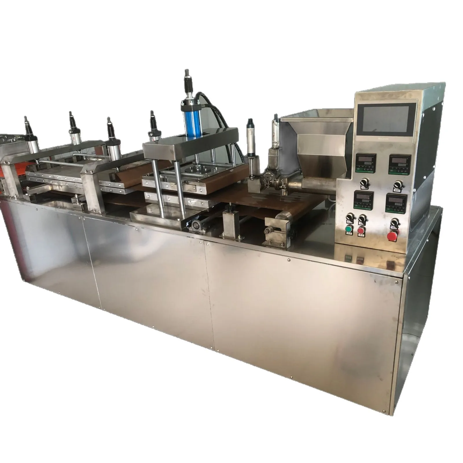 Commercial Fully Automatic Pancake Tortilla Maker Machine Conveyor Belt Type 260 Large Scale Multi Functional Kitchen Equipment