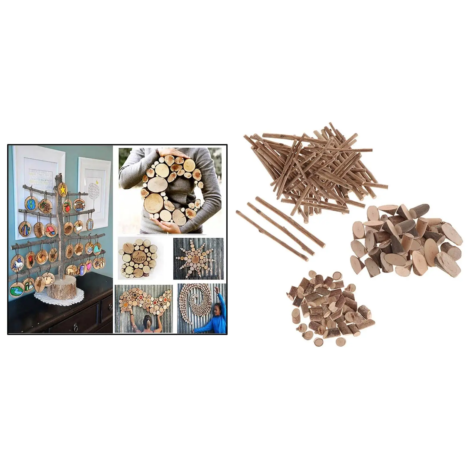 شرائح خشبية غير مكتملة كتل خشبية الحرف الحلي الكتابة على الجدران الخشبية للوحات عيد الميلاد لوحات العمل والحرف اليدوية