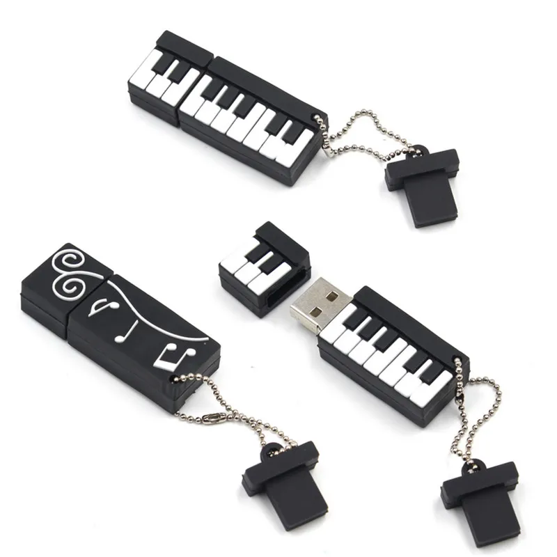 Bán Nhạc Mẫu USB 32GB Đàn Guitar Bút Vĩ Cầm Pendrive Cello Thẻ Nhớ Beth Ổ Đĩa U free Móc Chìa Khóa 64G 16G