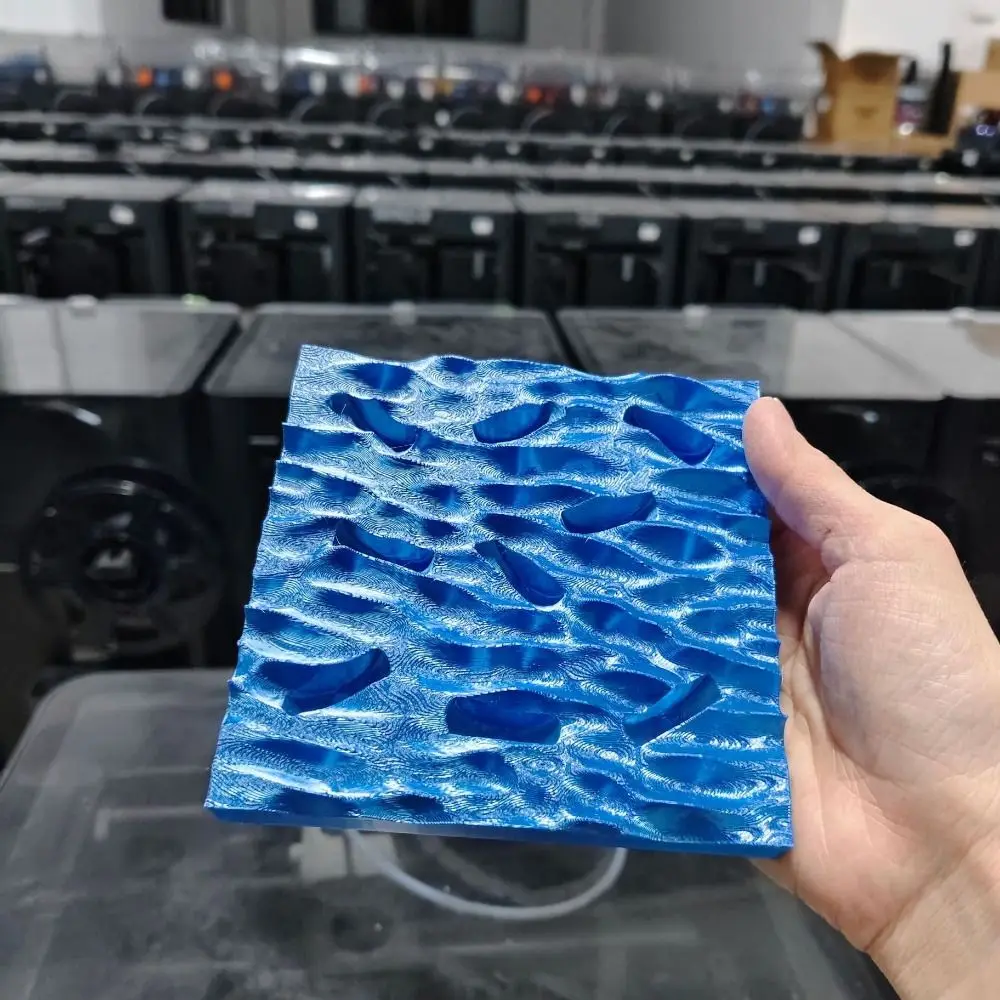 

Подставка для колец в виде морской волны, элегантный 3D-принт, простой держатель для колец из PLA, лоток для хранения украшений для женщин