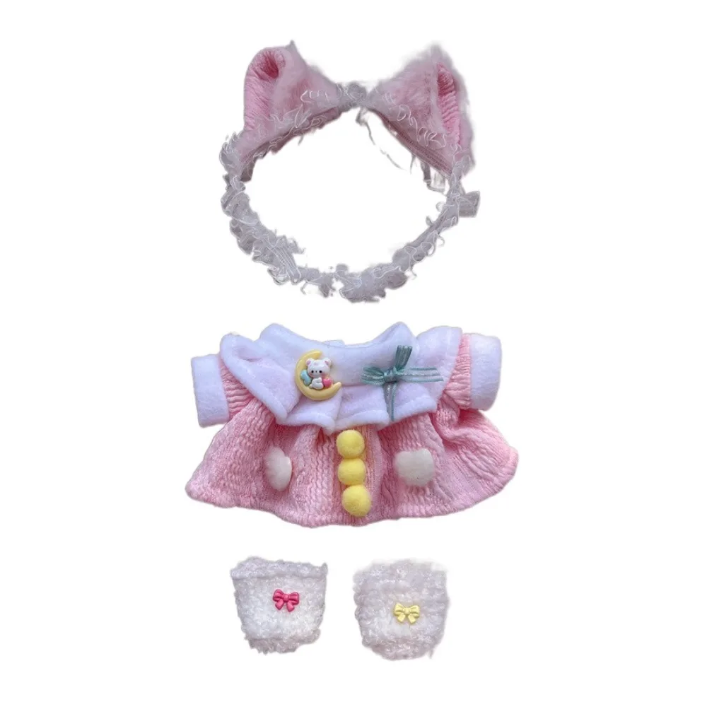 Aankleden 20 cm katoenen poppenkleertjes poppenkleding jarretelrokje pop winterkleding kawaii mooie ster poppenkleertjes