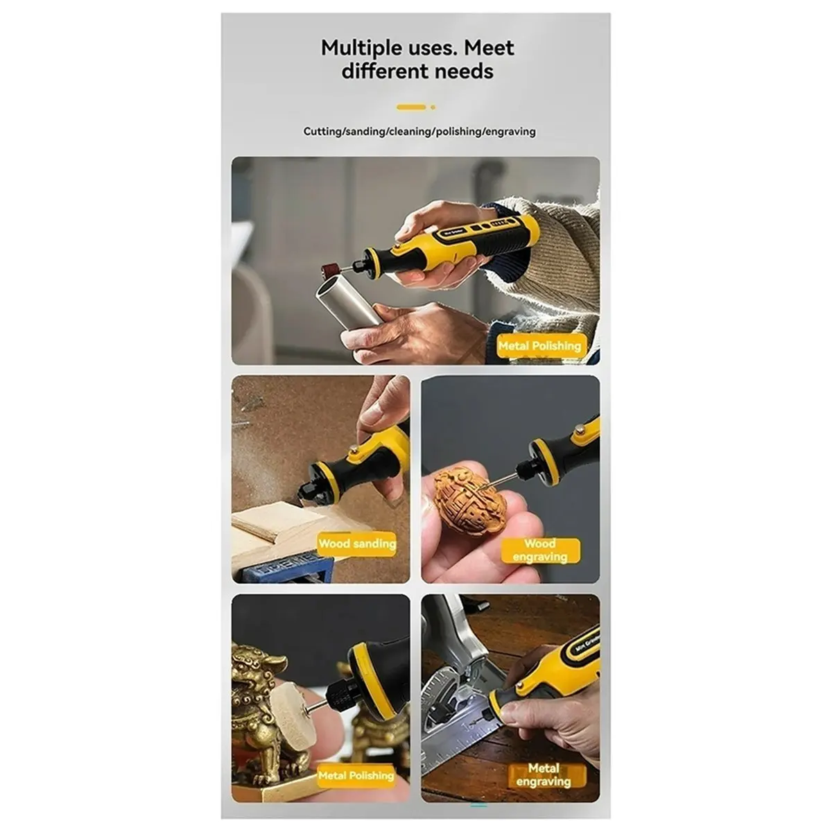 

Аккумуляторная дрель-гравер AA49 7.2В, микро-роторный инструмент для гравировки, электрическая шлифовальная машина, набор для гравировки