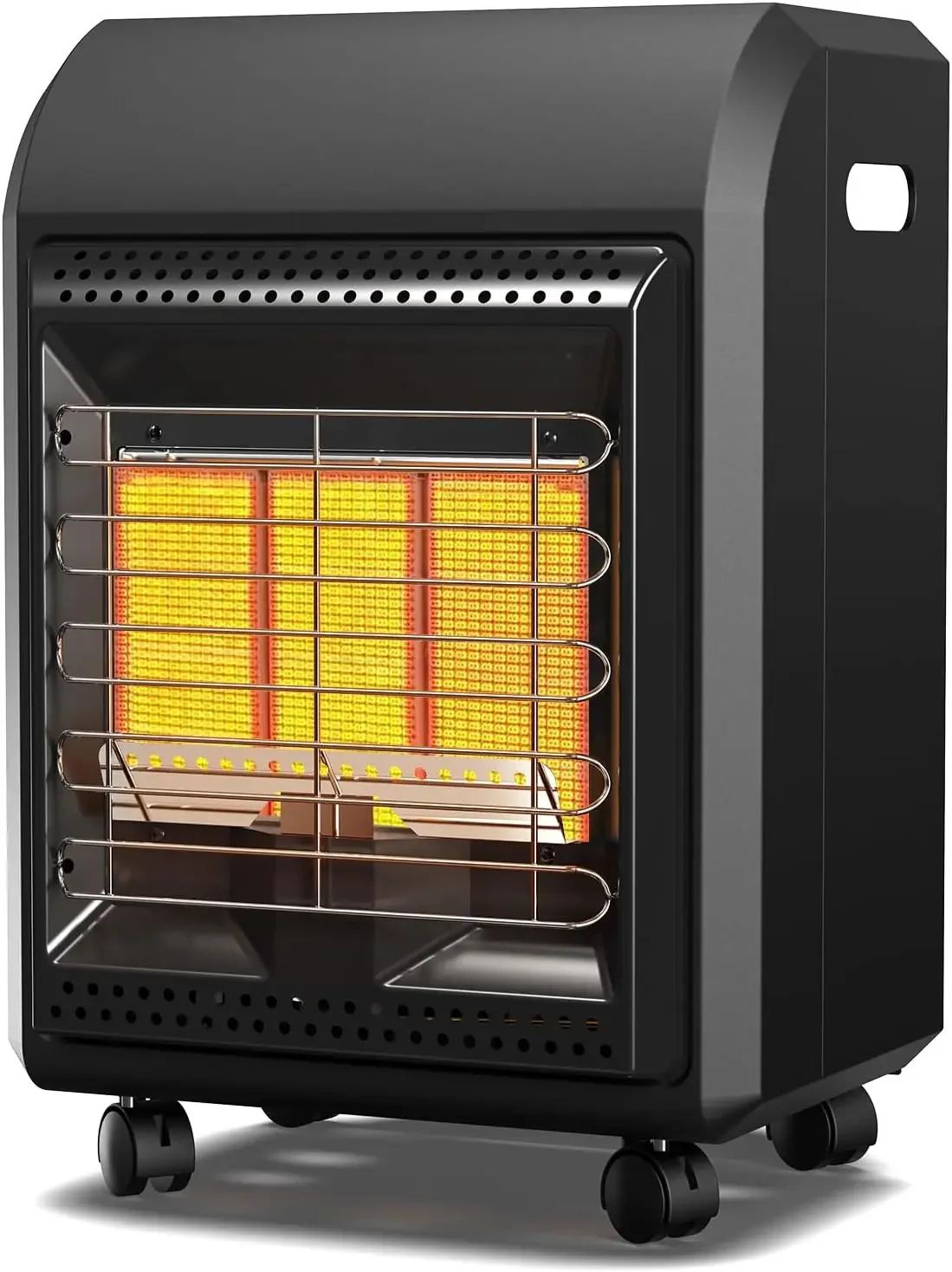 6000 to 18000 BTU 3 Setting Propane Tank Heater with Regulator,Cordless Portable Propane Heaters for Garages, Yards and Camping