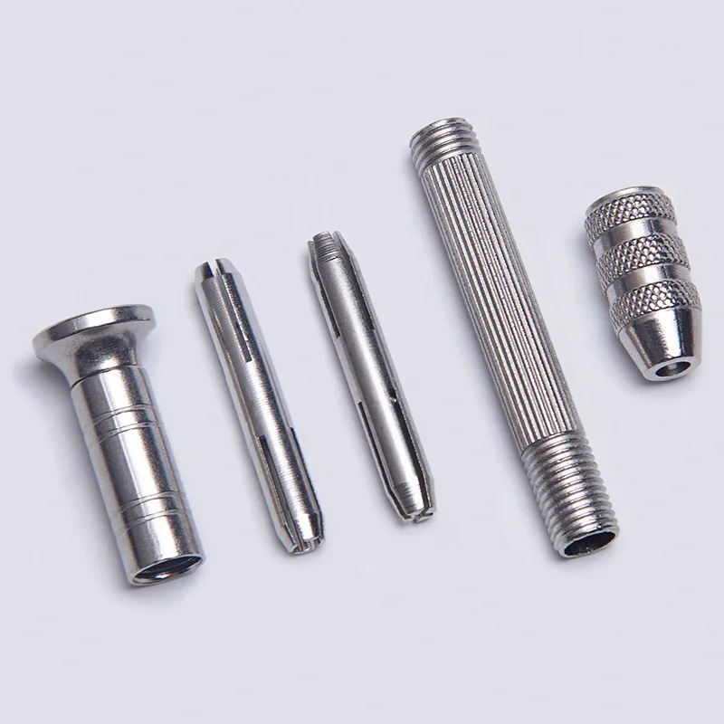 Watch Repair Hand Drill Jewelry Tools Kit Pin Vise for Resin Casting Molds Steel Hand Drill with 10Pc Drill Bits & Fixed Holder