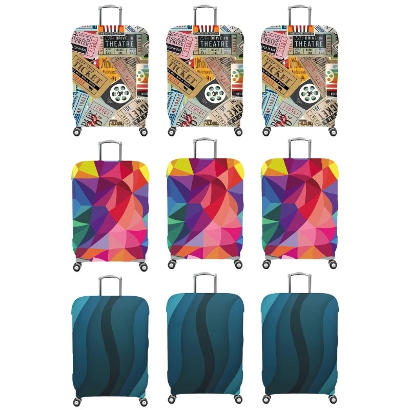 

Travel Luggage Cover Dustproof Suitcase Cover Protector 18-28 In Suitcase Cover