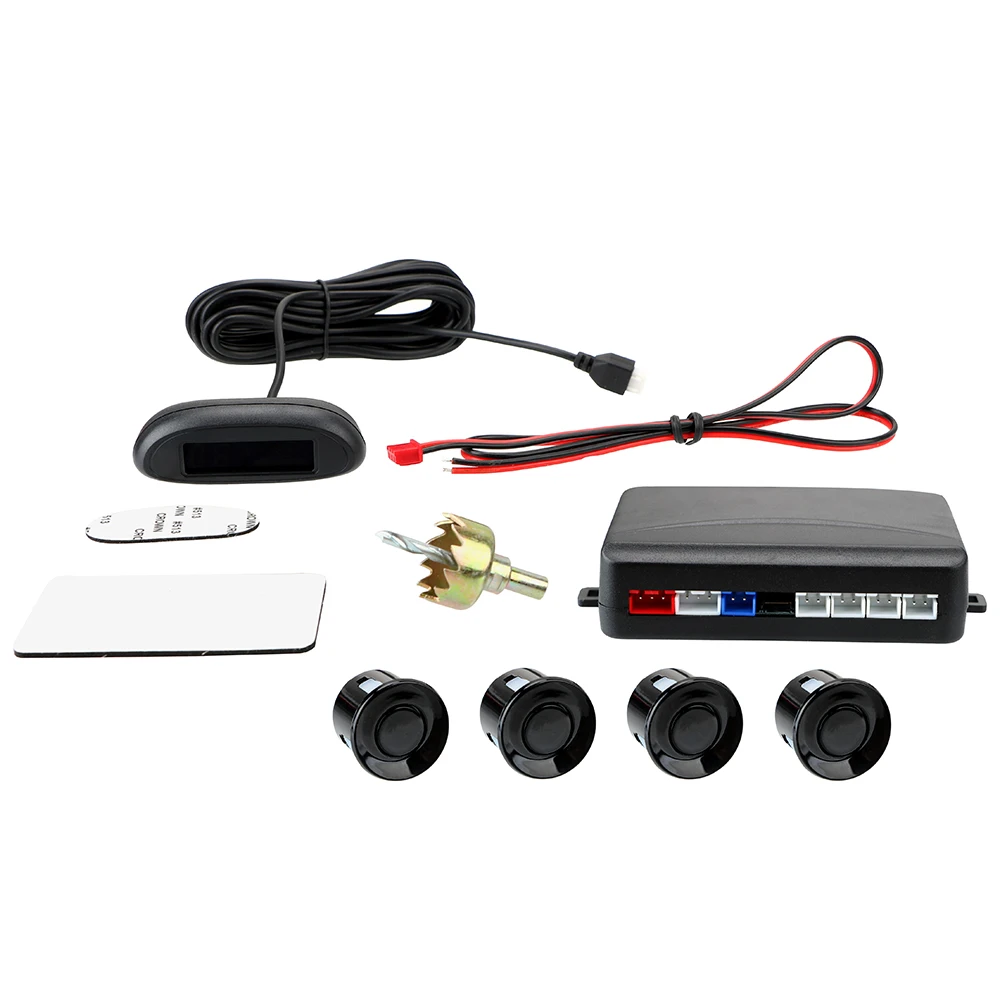 12V DC Buzzer Detector System LCD Cars Parking Sensor Car Reversing Radar Parking Sensor System Car Automatic Parktronic