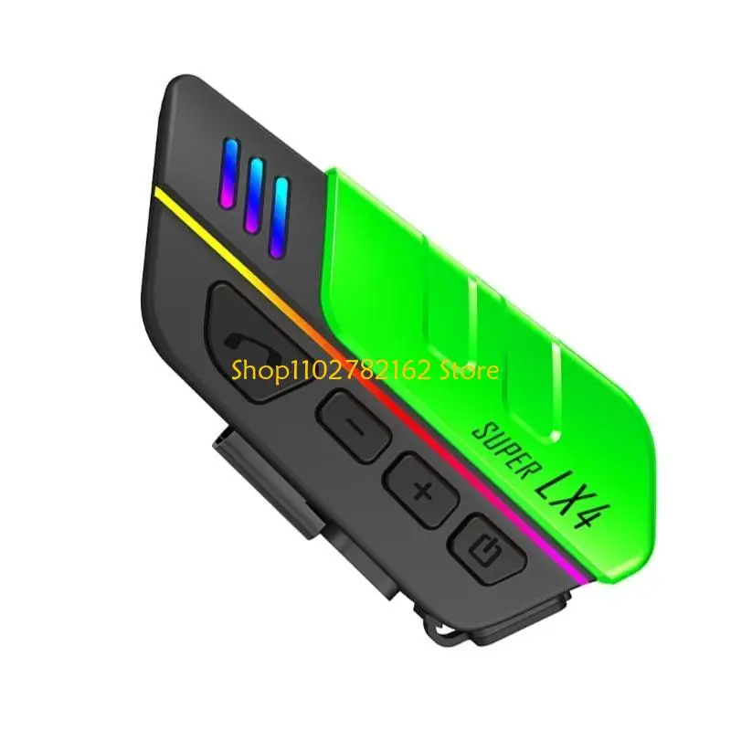 

547B Music Interphone Wireless Bluetooth-compatible Intercom Communication Headset with Voice Assistant