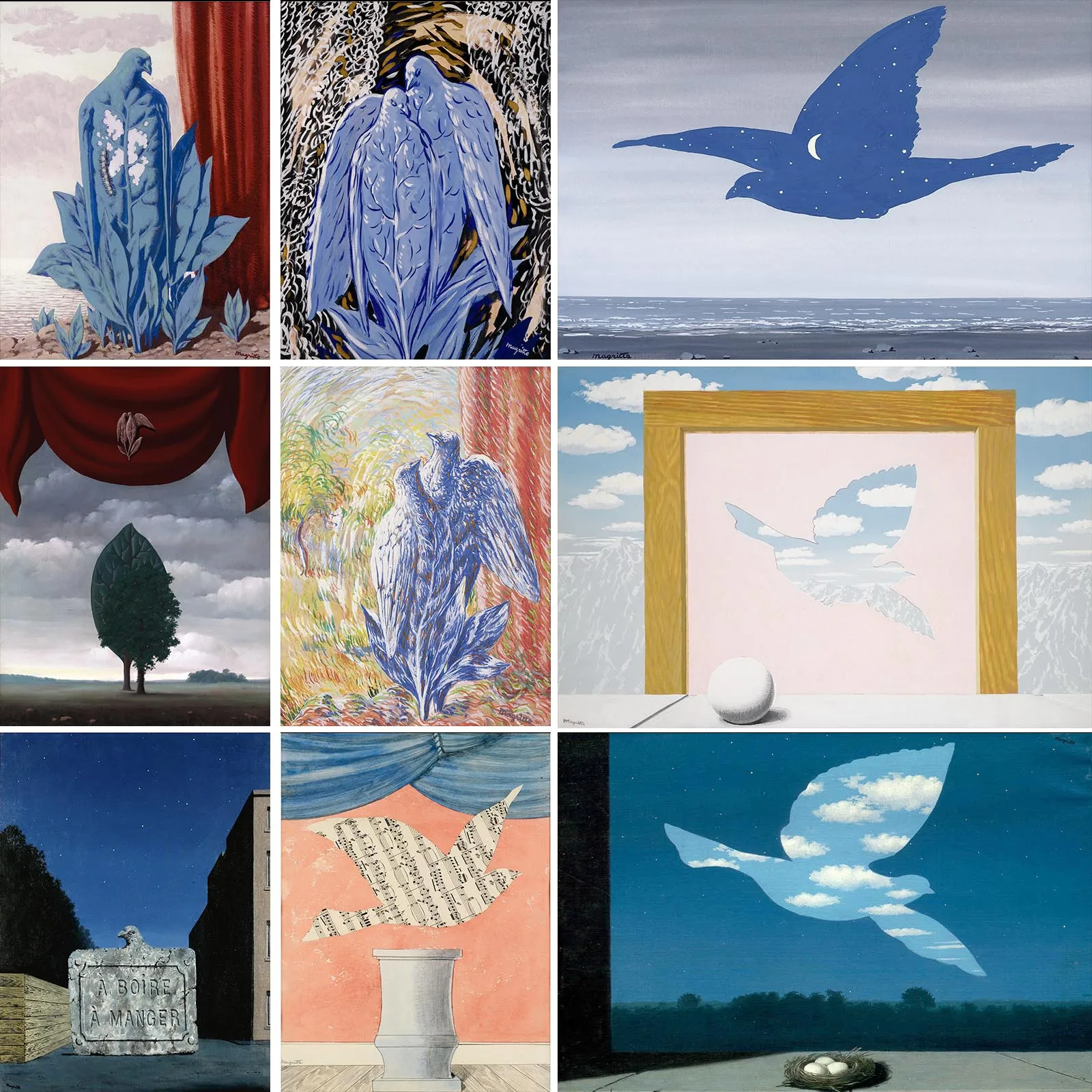 René Magritte Style 