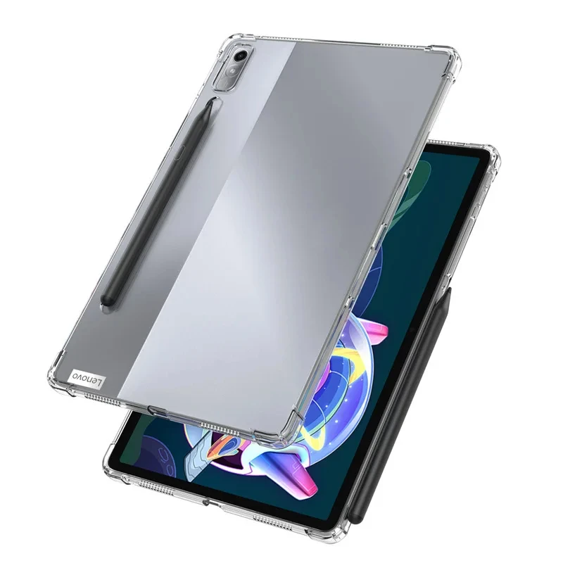 Clear Case for Lenovo Xiaoxin Pad Pro 2022 11.2 Inch TB-132FU TB-138FU Soft Transparent TPU Anti-fall Skin Bumper Back Cover