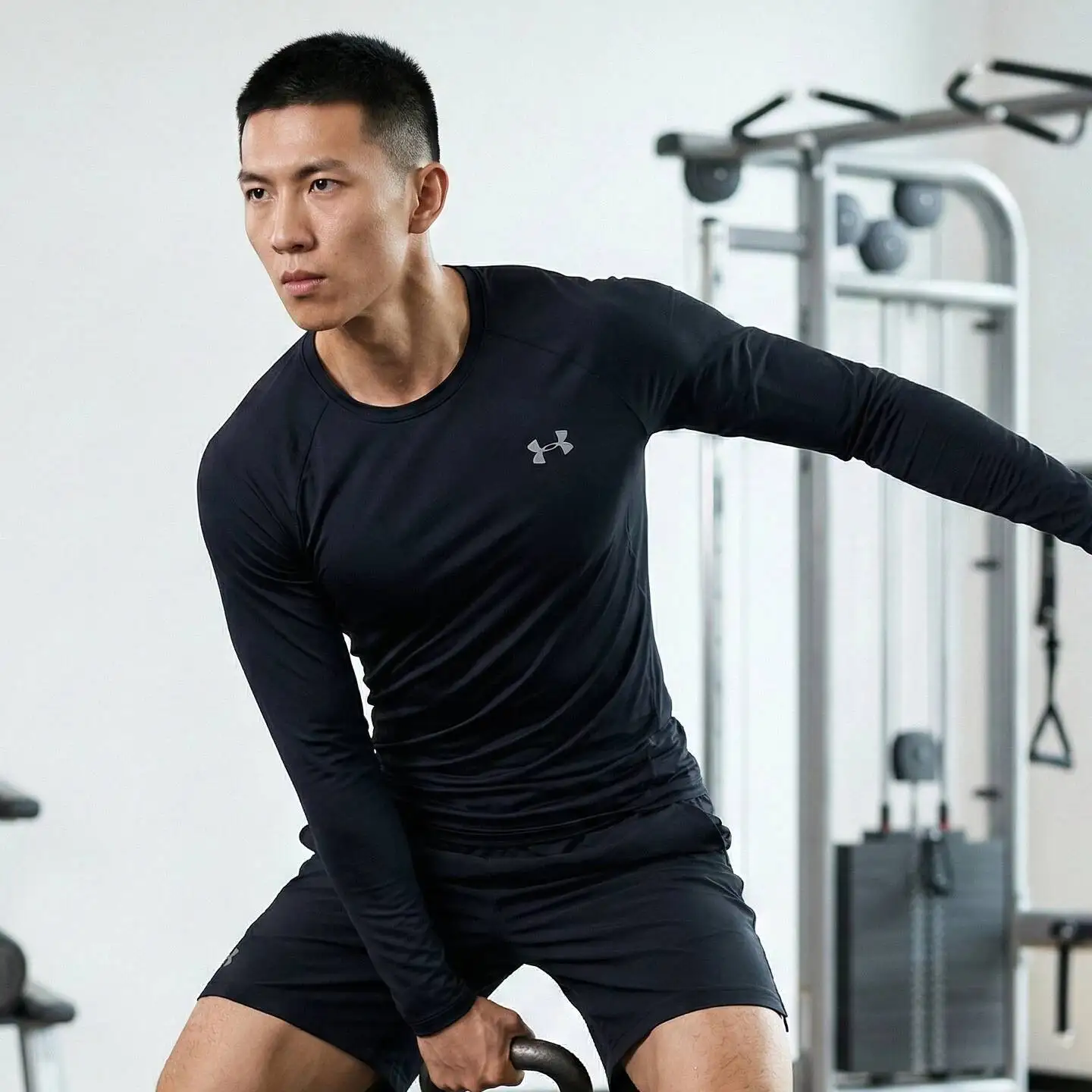 Under Armour Men's Fitness Long-Sleeved T-Shirt Quick-Drying, Breathable And Comfortable Running Training Sportswear 1328496-001