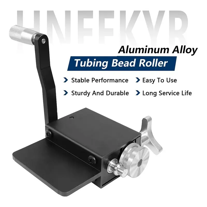 AT02-Piping Pipe Bead Tubing Roller Tool Intake Intercooler Tube Pipe Hose Bead Roller Fits Clamps 5/8