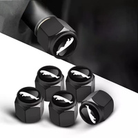 5PCS Metal Car Wheel Tire Valve Cap Air Stem Cover For Jaguar XF XE XJ F-Type F-Pace XFR XKR XEL XFL XK XJL E-Pace X-Type S-Type