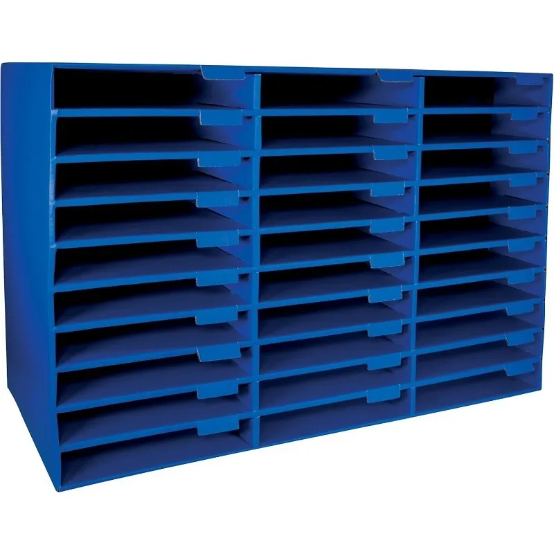 Classroom Keepers 30-Slot Mailbox, Blue (001318)