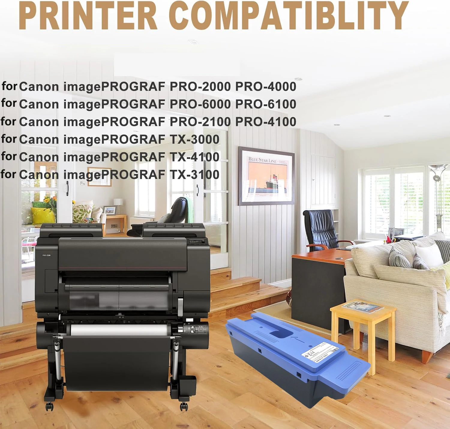 MC-30 Maintenance Cartridge for Canon imagePROGRAF GP-2000 4000 PRO-2100 4000 4100 6000 6100 TX-3000 3100 4000 4100 Printers - view 2