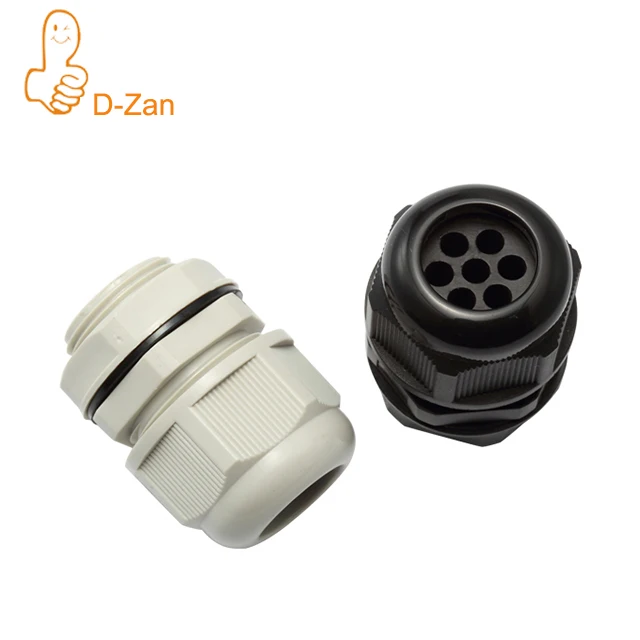 Multiple holes cable gland Inserts plug Waterproof IP68 Nylon Cable Glands Metric Multi Hole Plastic Cable Glands