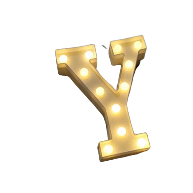 Luminous Number Lamp Alphabet Letter LED Lights Birthday Valentine's Day Wedding Party Decor 0-9 Digital A-Z Letters Night Light - Image 8