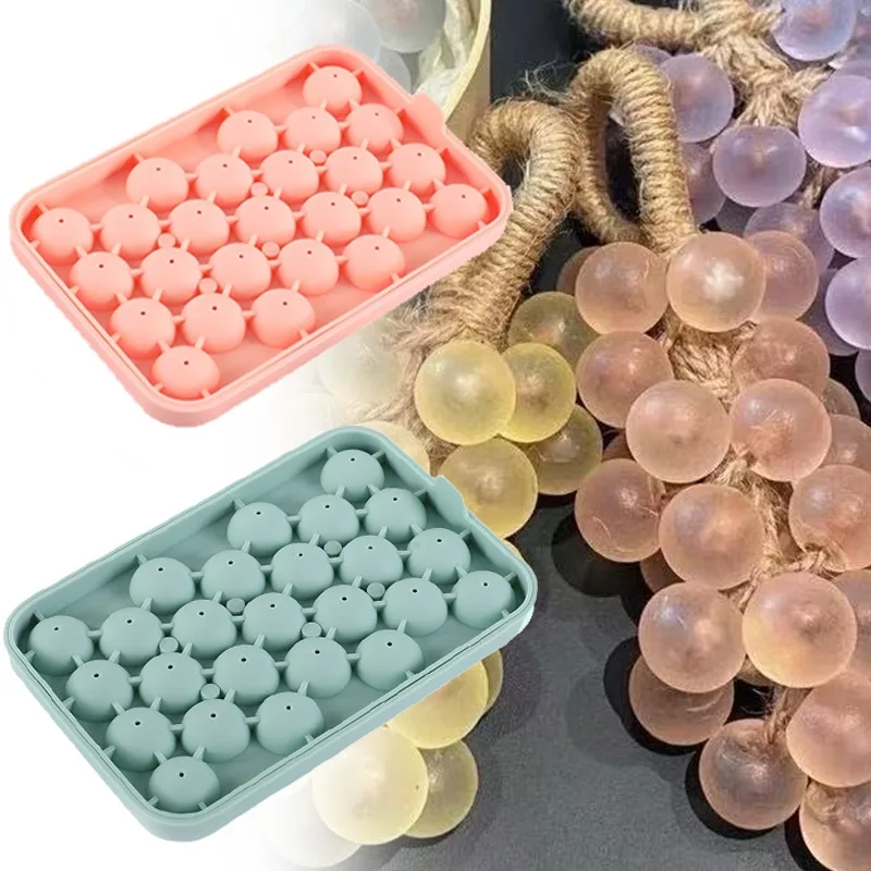 Moldes de jabón hechos a mano con bola de uva, herramienta de fabricación de jabón de forma redonda DIY, moldes para velas, una cuerda de uva, molde de jabón hecho a mano