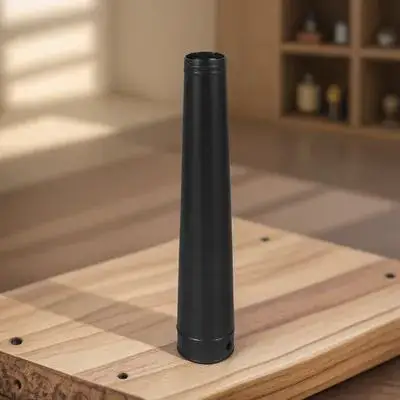 

Flat Nozzle Air Blower Tube High Temp Resistant Lightweight Extension Black Replaceable Detachable Hose Adapter