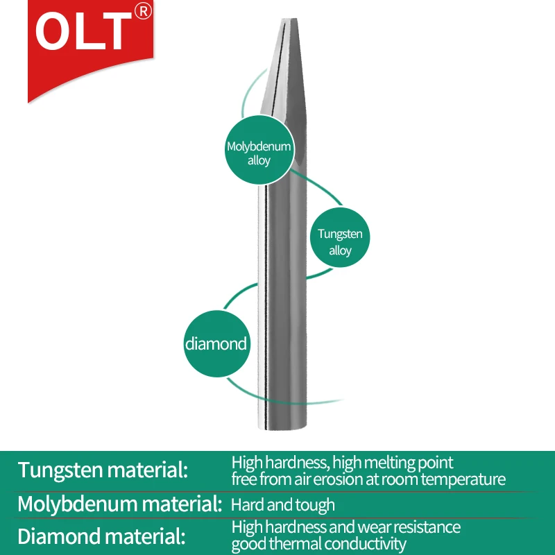 ZHZZ Molybdenum electrode head,enameled wire spot welding head,universal precision spot welding head U855,U935,U876,U848,DK2020