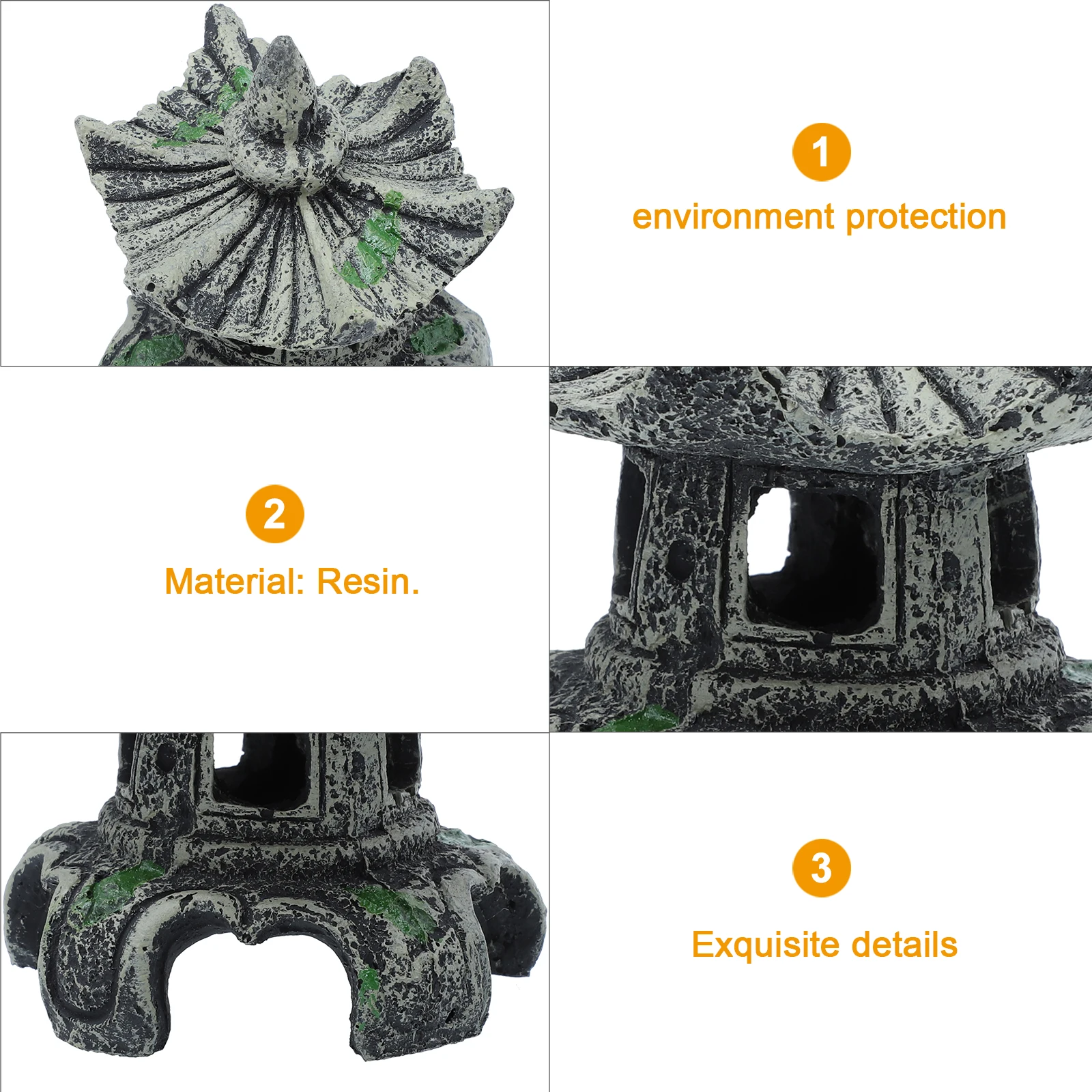 

Chinese Style Bonsai Decoration Fish Tank Decorations Resin Aquarium Decorative Statues