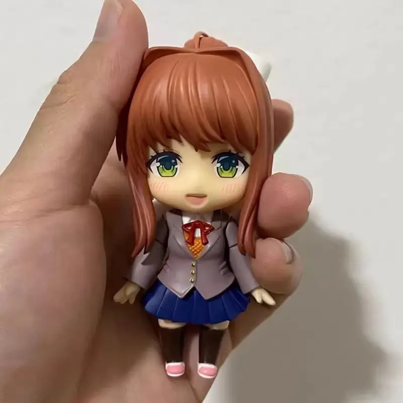 Anime Actionfigur Q-Version Bewegliche Doki Doki Literature Club 2283 Yuri 1817 Monika 2250 Sayori Sammlermodell Dekoration – Detail 6