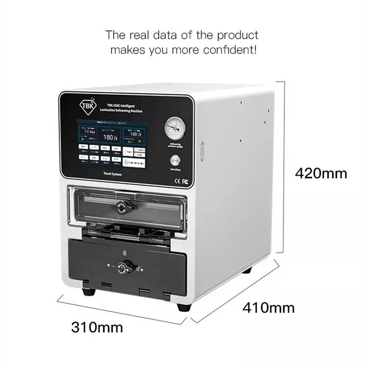 TBK 208C 15inch LCD Lamianting Defoaming Machine For iPad Tablet LCD Display Screen Glass Replacement OCA Lamiante Repair