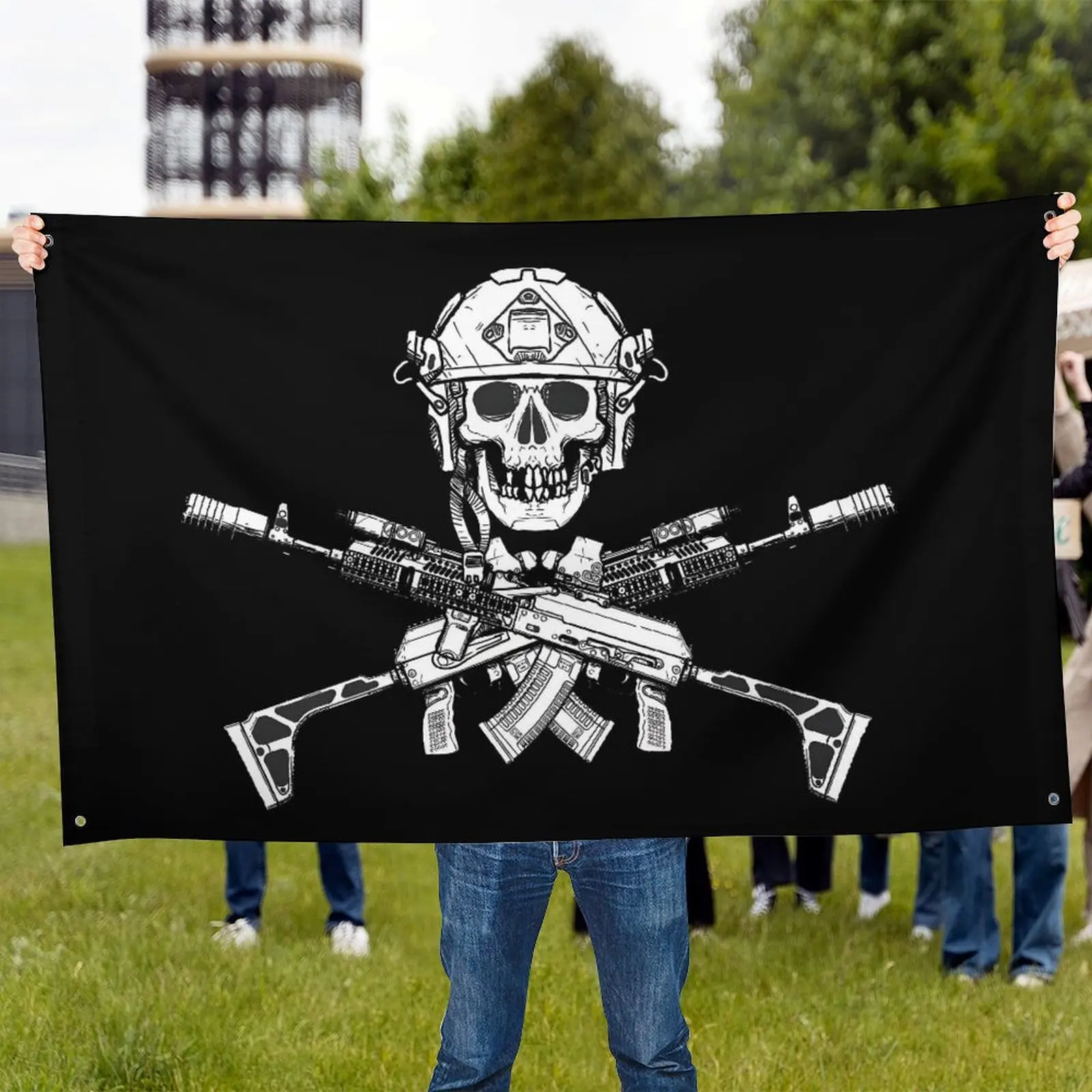 3x5Ft 90x150cm Flag Russian Roger Banner Home Decor Items Funny Flags for Bedrooms Tapestry Garage Decoration Flaga Barber Shop