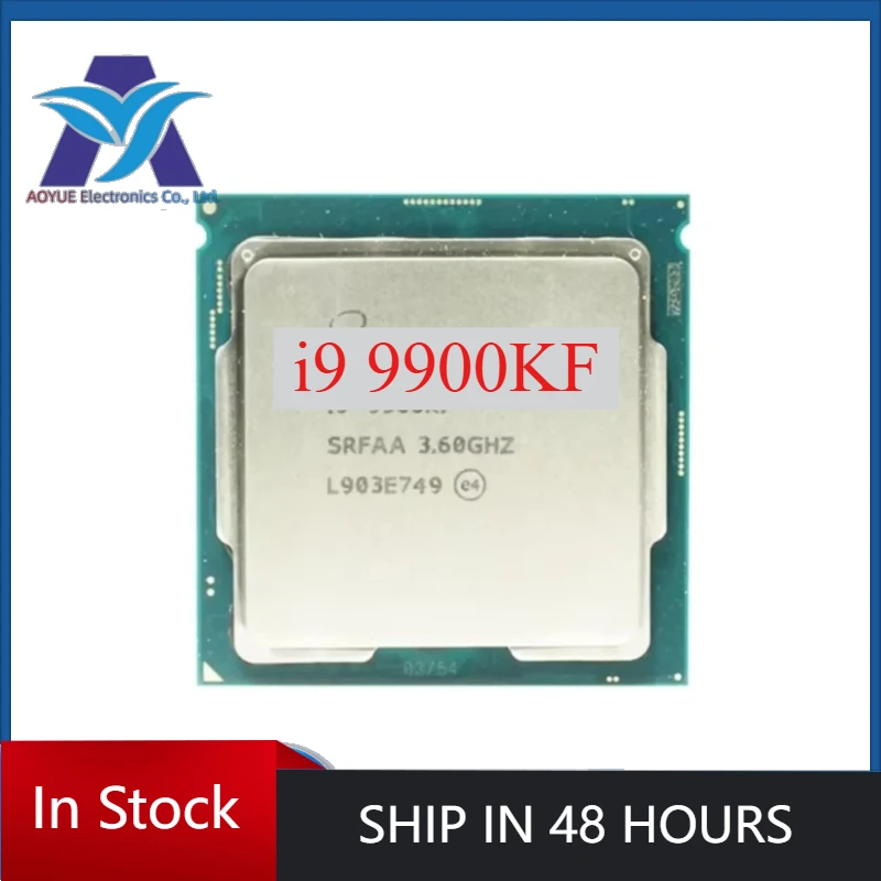 1pcs Intel Core i9-9900KF i9 9900KF 3.6GHz Eight-Core Sixteen-Thread CPU Processor 95W LGA 1151 Used Test perfect